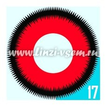 Карнавальные линзы Lensmam Red Fury Фото 3