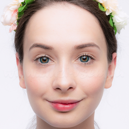 Цветные линзы EOS Ceaser Turquoise Фото 2